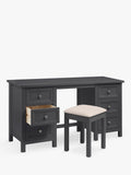 Julian Bowen dressing table stool anthracite, imported from the UK