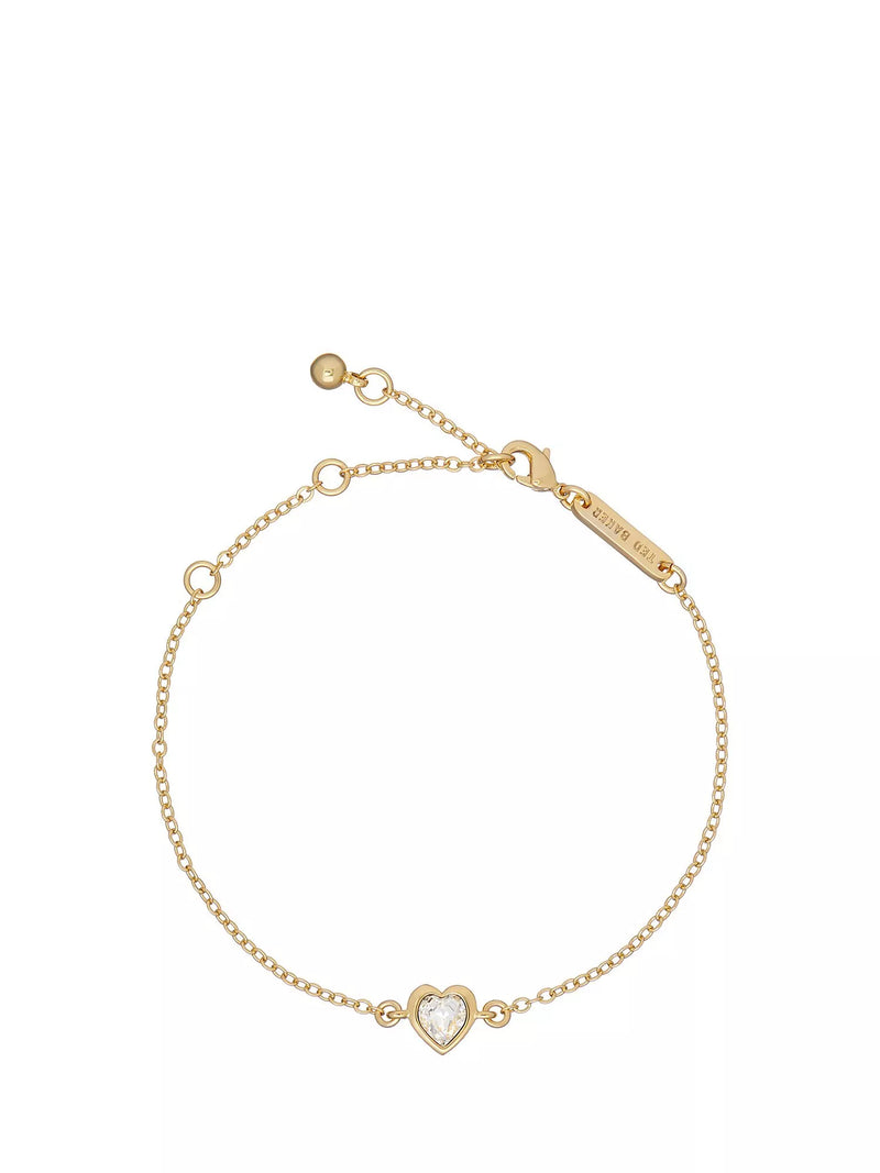 Ted Baker Hansaa Crystal Heart Adjustable Bracelet