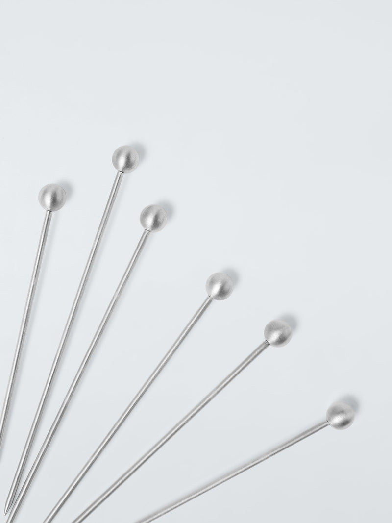 John Lewis stainless steel olive picks set of 6 - British product