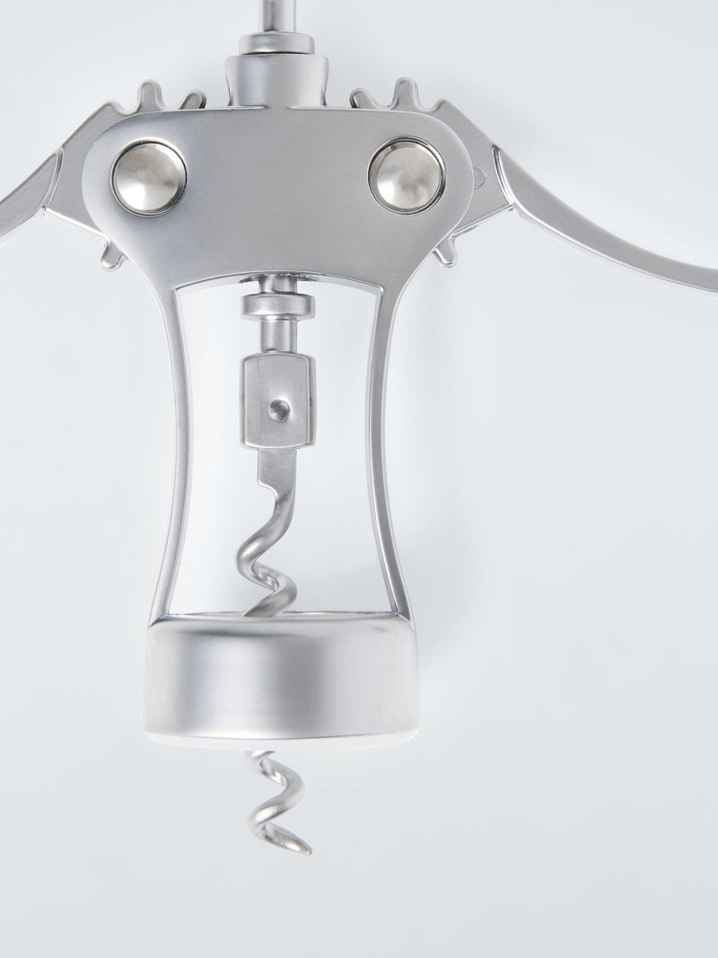 John Lewis stainless steel deluxe winged corkscrew, imported from the UK