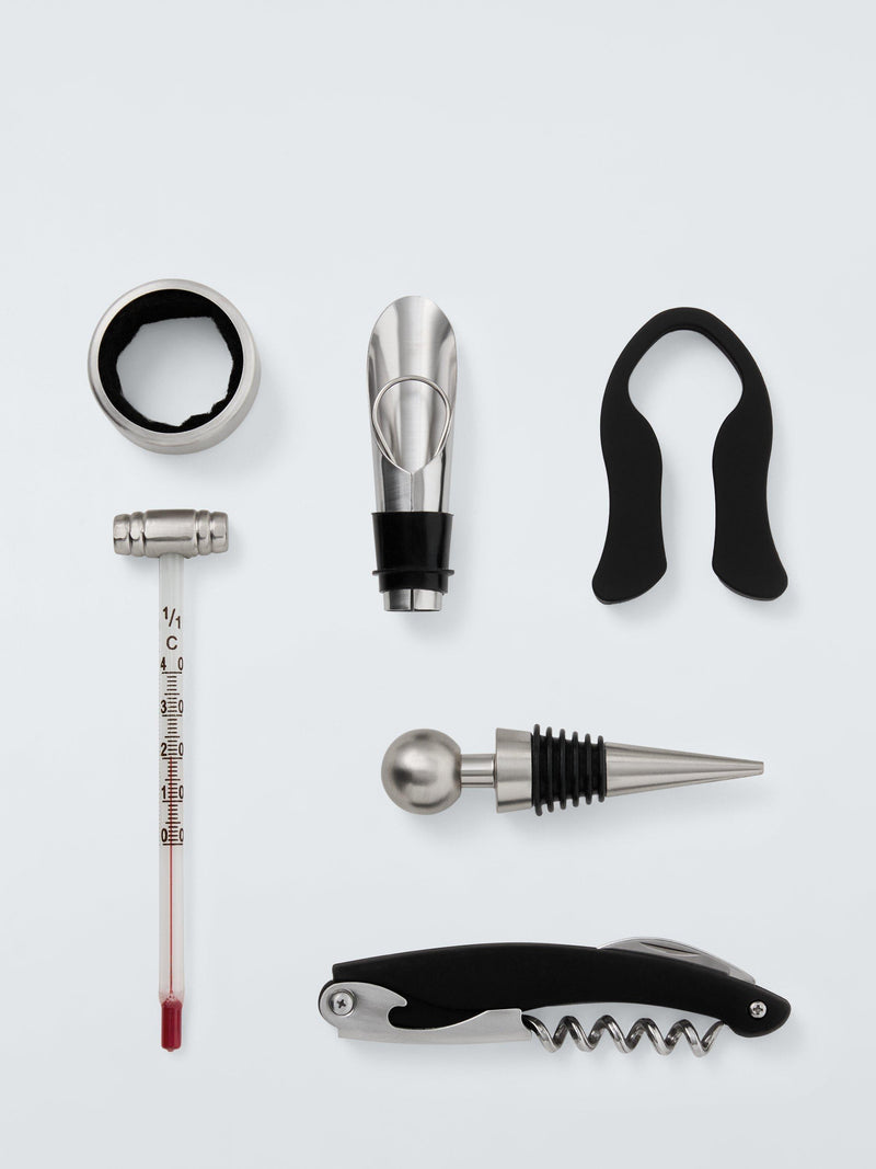 John Lewis 6 piece wine accessory gift set, UK version