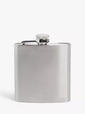 John Lewis Stainless Steel Hip Flask & Funnel
