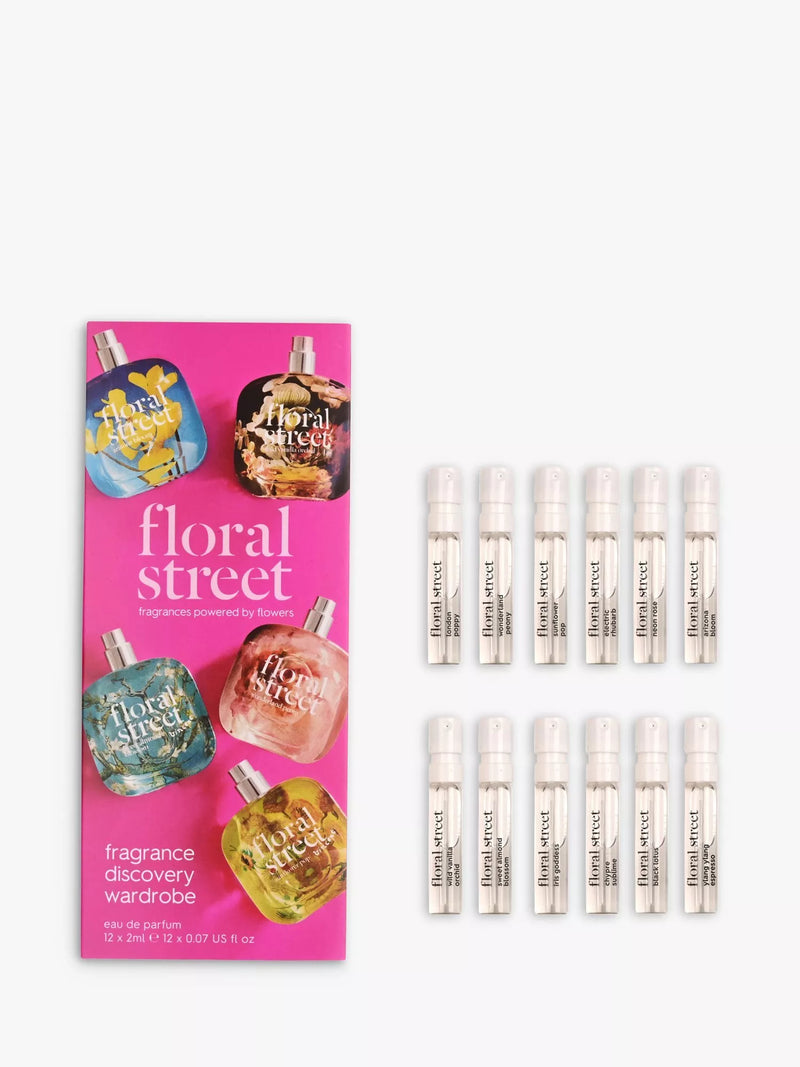 Floral Street fragrance discovery wardrobe 12 x 2ml - British product