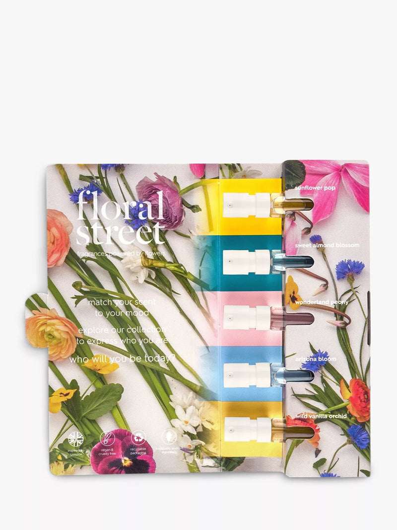 Floral Street Discovery perfume set 5 x 2ml - British product
