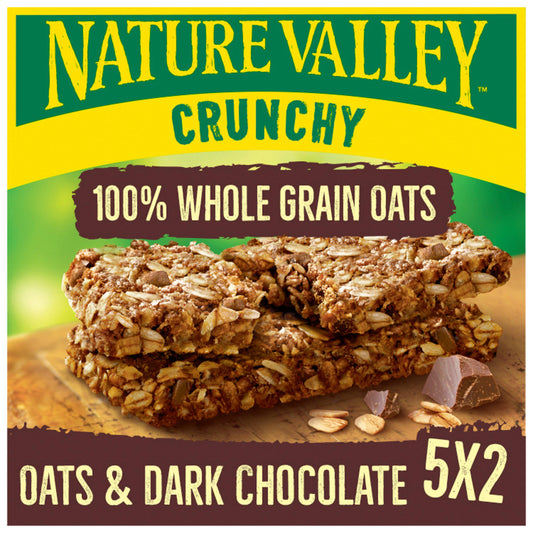 Nature Valley Crunchy Oats & Dark Chocolate Cereal Bars 5x42g cereal bars Sainsburys   