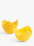 John Lewis yellow silicone egg poachers set of 4, UK version