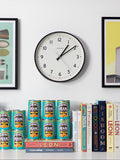 Jones Clocks Jam analogue wall clock 30cm black, UK version