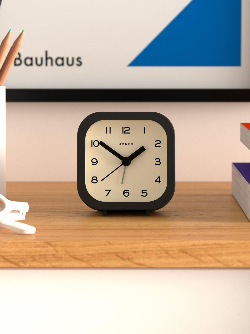 Jones Clocks Bob analogue alarm clock, UK version