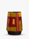 Poole Pottery Keystone Vase 150th Anniversary Orange Yellow H26cm, imported from the UK