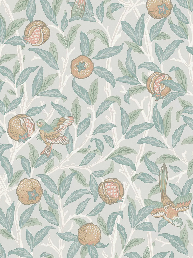 William Morris bird and pomegranate wallpaper (British brand)