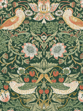 Strawberry Thief Patterned Wallpaper