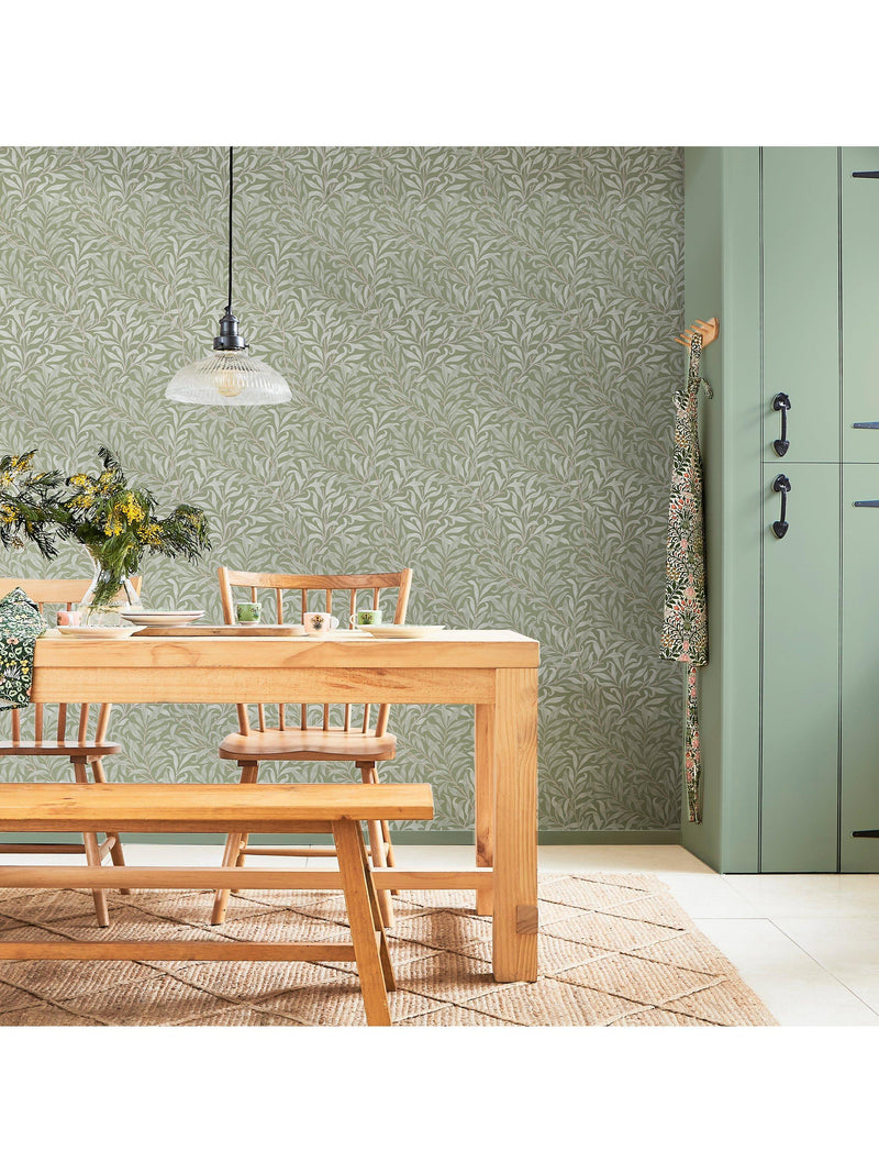 William Morris Willow Bough wallpaper (British brand)