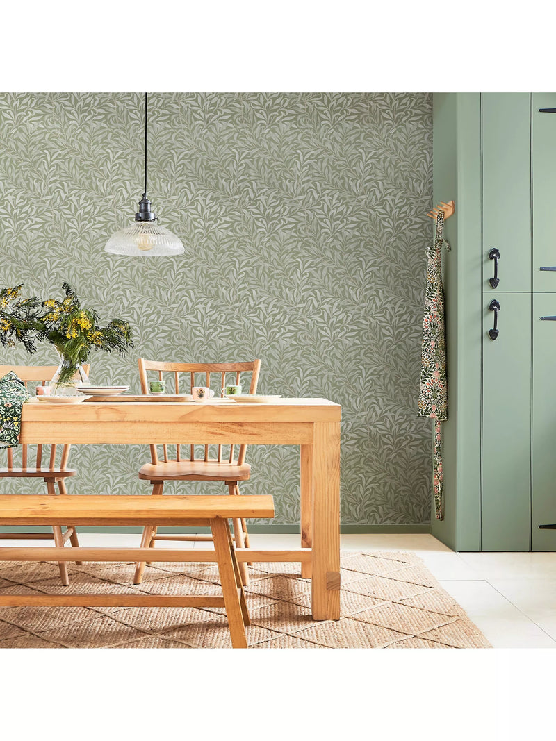 William Morris Willow Bough wallpaper (British brand)