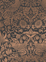 John Lewis William Morris At Home Strawberry Thief Fibrous Wallpaper 10m Roll 52cm Width- Buy online at McGrocer
