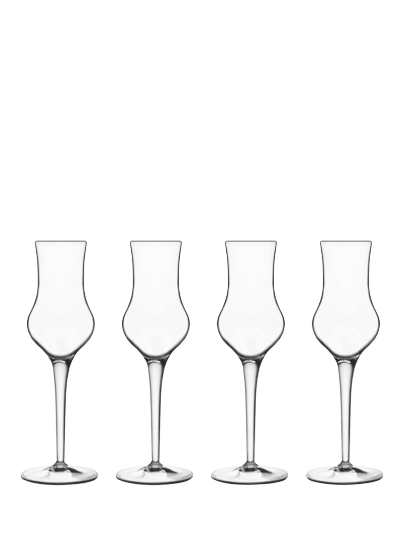Luigi Bormioli grappa glasses set of 4 95ml, UK version