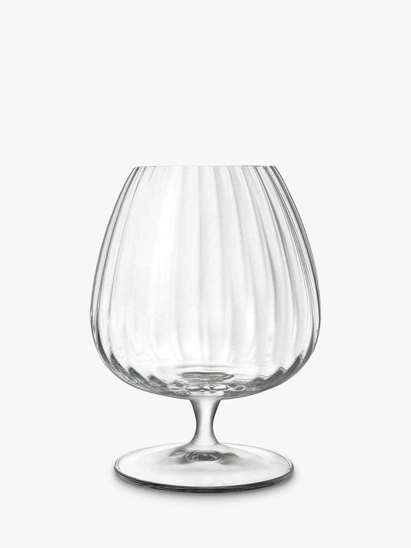 Luigi Bormioli fluted cognac glasses set of 4, UK version