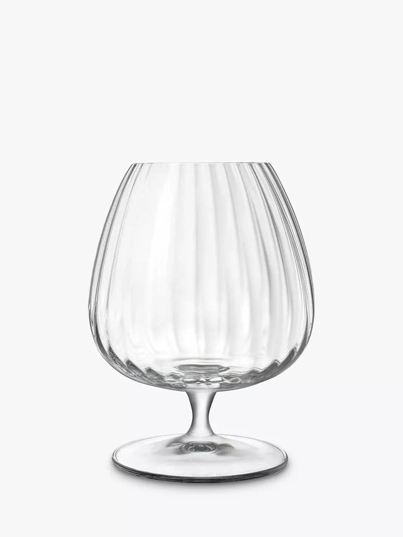 Luigi Bormioli fluted cognac glasses set of 4, UK version