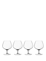 John Lewis Luigi Bormioli Michelangelo Cognac Glasses, Set of 4, 395ml- Buy online at McGrocer