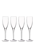 Luigi Bormioli glass flute set clear 200ml, imported from the UK