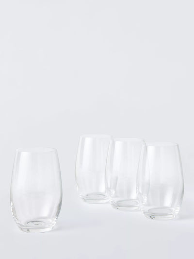 John Lewis John Lewis Connoisseur Glass Highball Set of 4 445ml Clear- Buy online at McGrocer