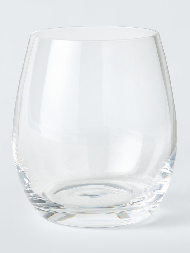 John Lewis Connoisseur clear glass tumblers set of four 400ml, UK version