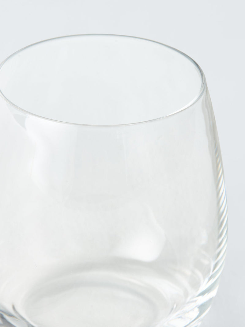 John Lewis Connoisseur clear glass tumblers set of four 400ml, UK version