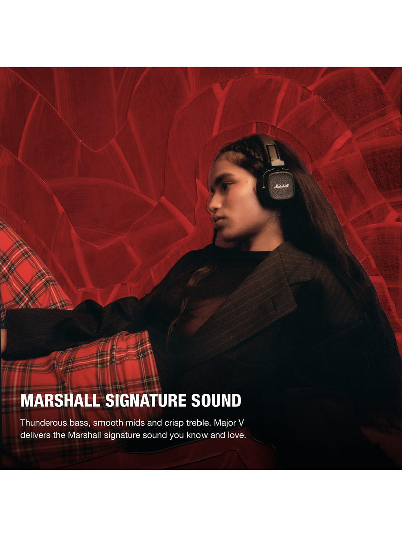 Marshall Major V wireless on-ear headphones, UK version