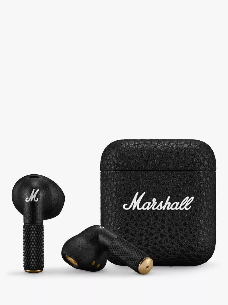 Marshall Minor IV black true wireless earbuds - British product