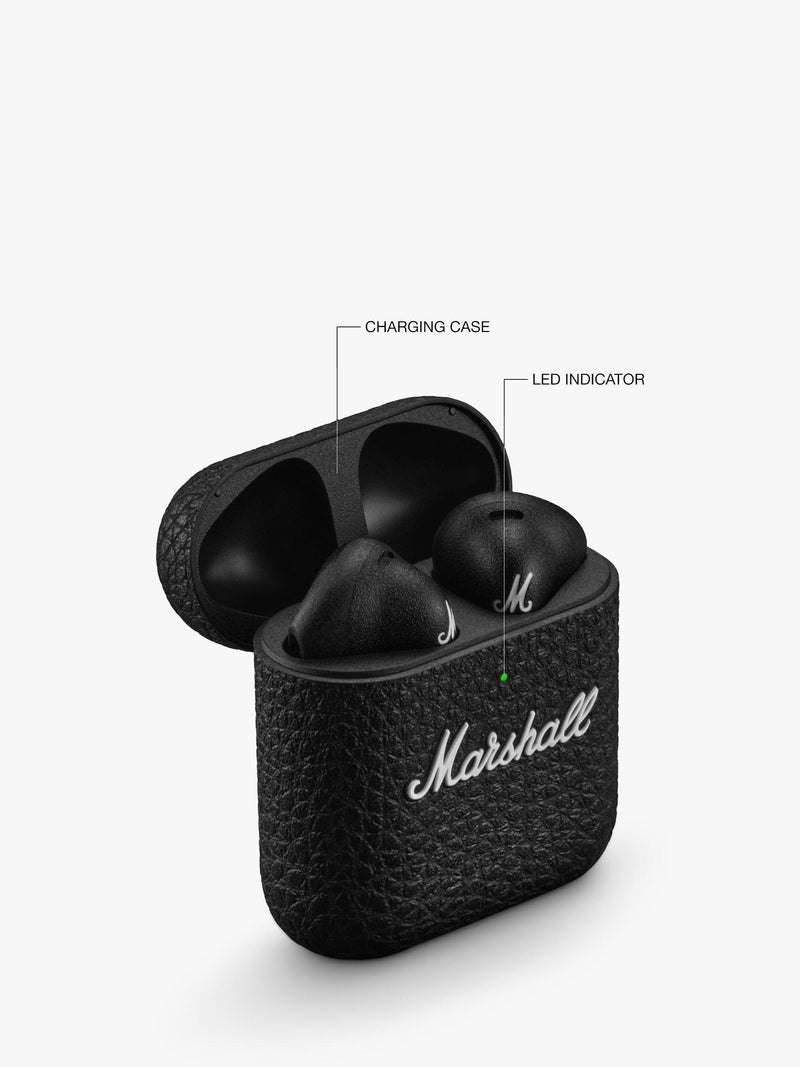 Marshall Minor IV black true wireless earbuds - British product