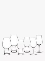 John Lewis Luigi Bormioli Beer Tasting Glasses, Set of 6, Clear- Buy online at McGrocer