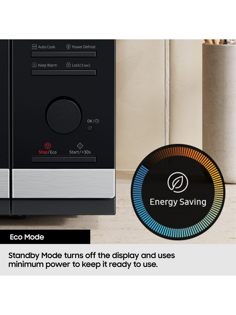 Samsung 23L microwave black freestanding - British product