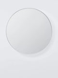 John Lewis round aluminium frame wall mirror 65cm silver, imported from the UK