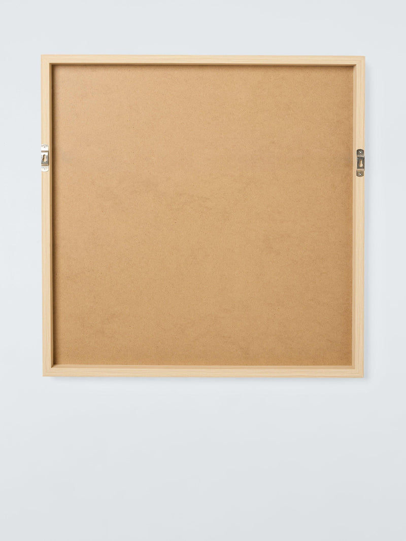 John Lewis wood-effect square wall mirror 55x55cm, UK version