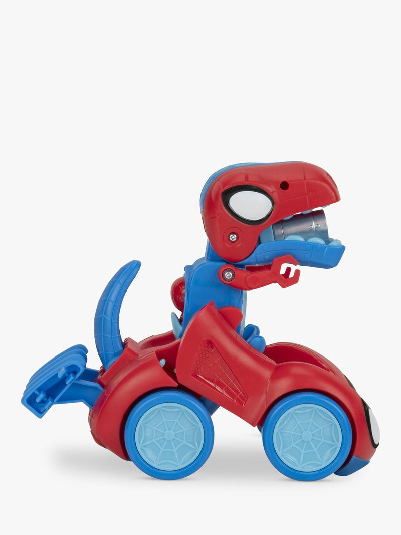 Spidey And His Amazing Friends Spidey-Rex Racer 2-in-1 vehicle toy, UK version