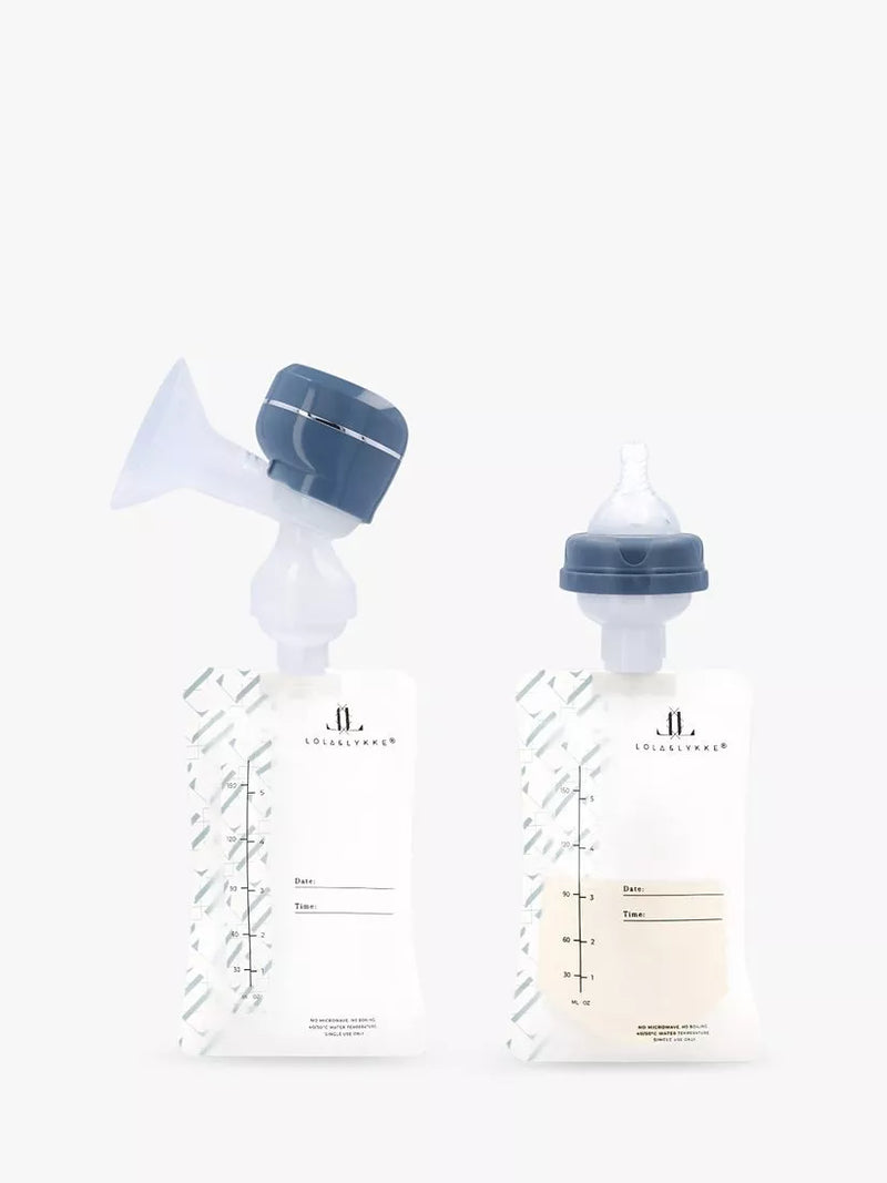 Lola&Lykke breast pump and milk storage bags set, UK version