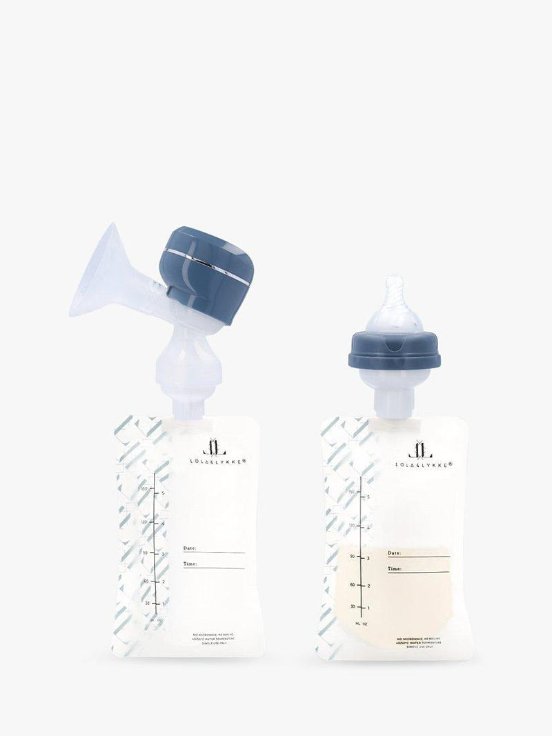 Lola&Lykke breast pump and milk storage bags set, UK version