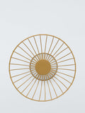 John Lewis footed wire basket 27cm gold - British product