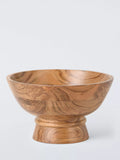 John Lewis footed acacia wood serving bowl 27cm, UK version