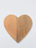 John Lewis heart mango wood serve board 30.5cm - British product