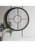 Gallery Direct Compton round wall mirror 60cm - British product