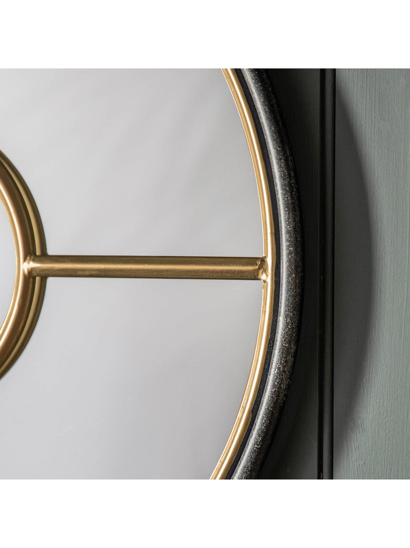 Gallery Direct Compton round wall mirror 60cm - British product