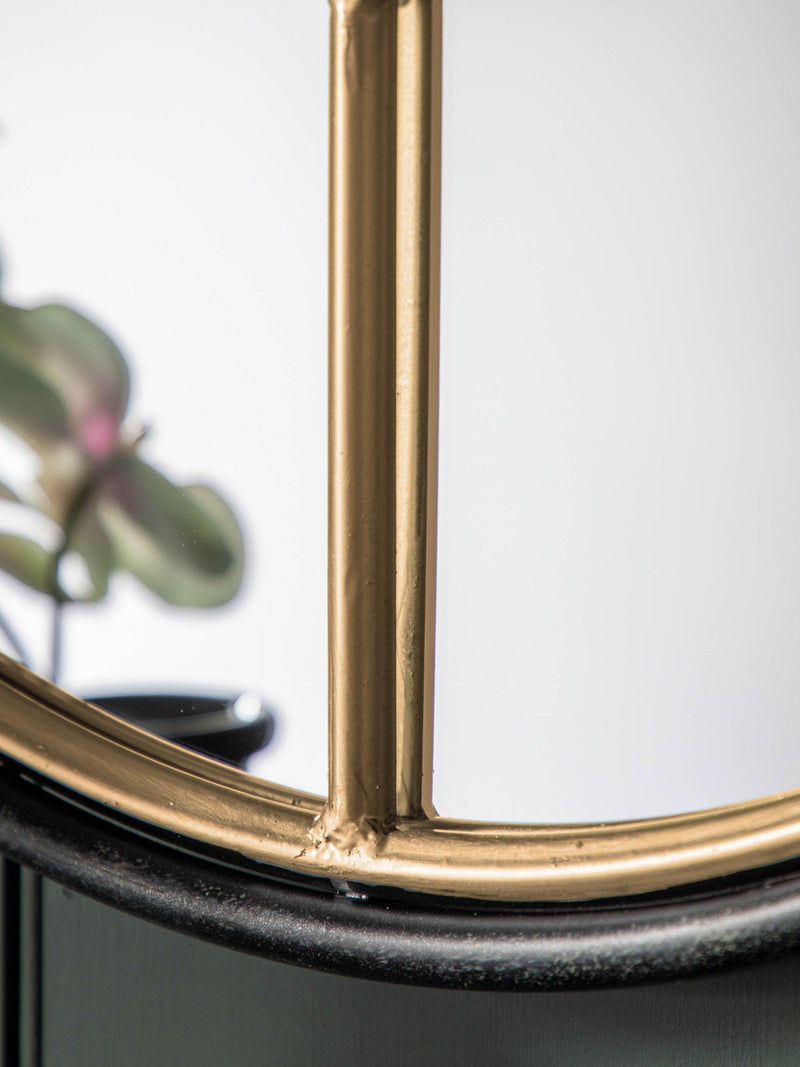 Gallery Direct Compton round wall mirror 60cm - British product