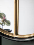 Gallery Direct Compton round wall mirror 60cm - British product