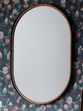 Gallery Direct ellipse bronze wall mirror 90x60cm - British product