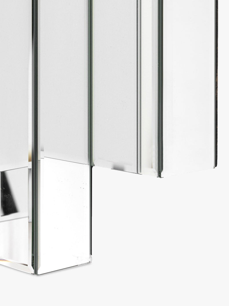 Gallery Direct Conway bevelled glass wall mirror 121.5x110cm, imported from the UK