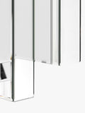 Gallery Direct Conway bevelled glass wall mirror 121.5x110cm, imported from the UK