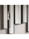 Gallery Direct Conway bevelled glass wall mirror 121.5x110cm, imported from the UK