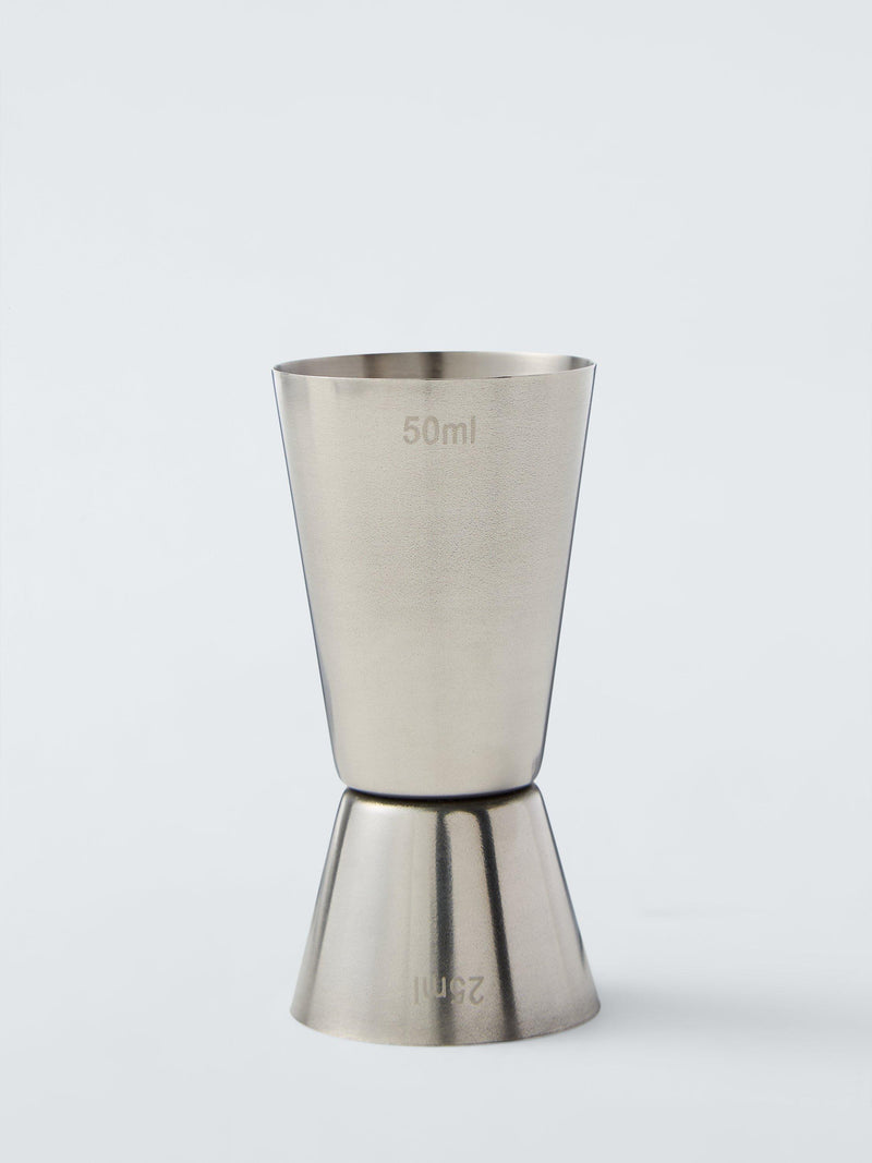 John Lewis double jigger stainless steel 25ml/50ml, UK version