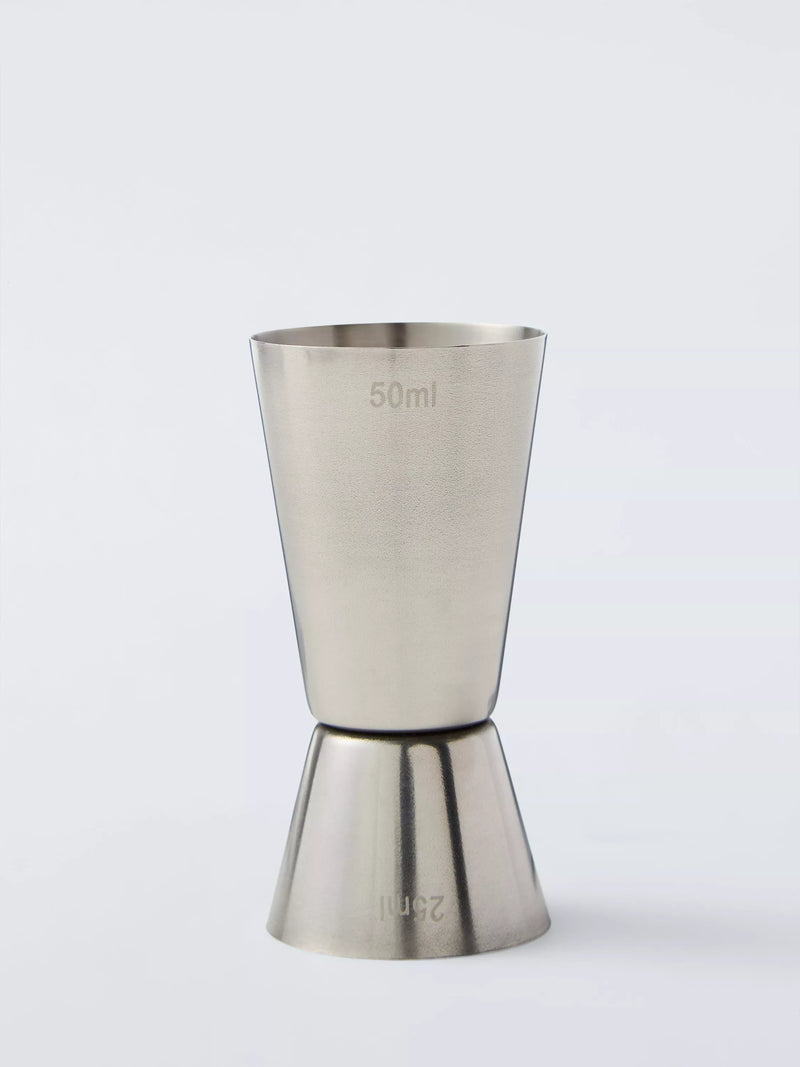 John Lewis double jigger stainless steel 25ml/50ml, UK version
