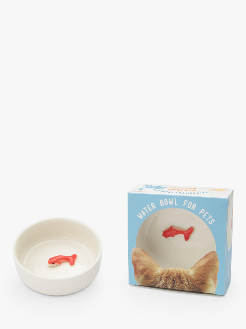 SUCK goldfish ceramic cat water bowl (British brand)